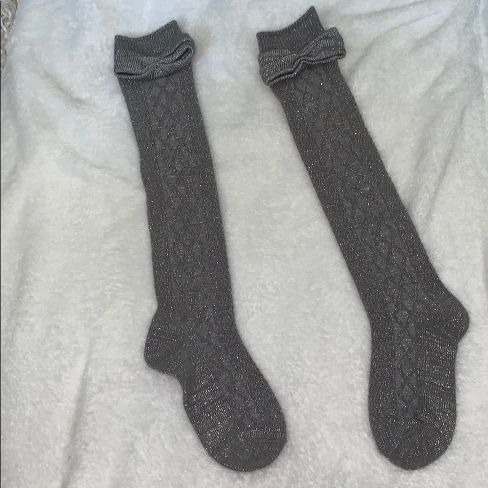 🍓Justice bow knee high socks 🍓